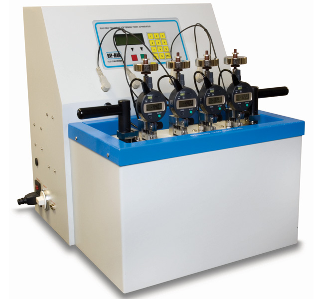 4 STATION ADVANCED HDT VICAT SOFTENING POINT APPARATUS